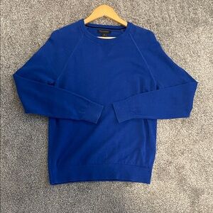 Banana Republic Men's Vibrant Blue Crewneck Sweater (100% cotton)